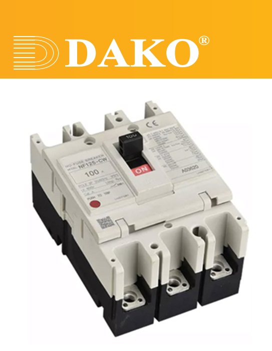 "DAKO"เบรกเกอร์ NF125 SW 2P 50A 63A 80A 100A 125A
