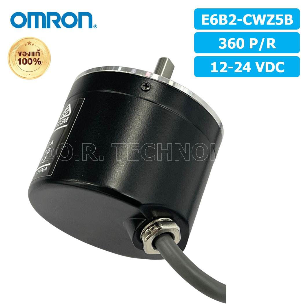 (1ชิ้น) OMRON ของแท้ E6B2-CWZ5B 360P/R 12-24VDC โรตารี่เอ็นโค้ดเดอร์ ROTARY ENCODER (INCREMENTAL)
