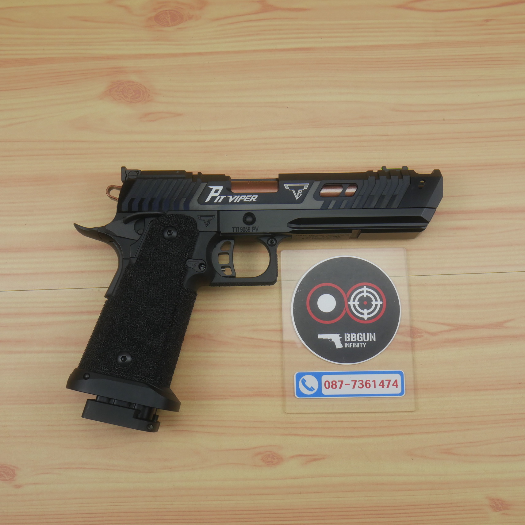 บีบีกันอัดแก๊ส Army Armament R614 JW4 TTI Pit Viper (CNC Version) BB GUN