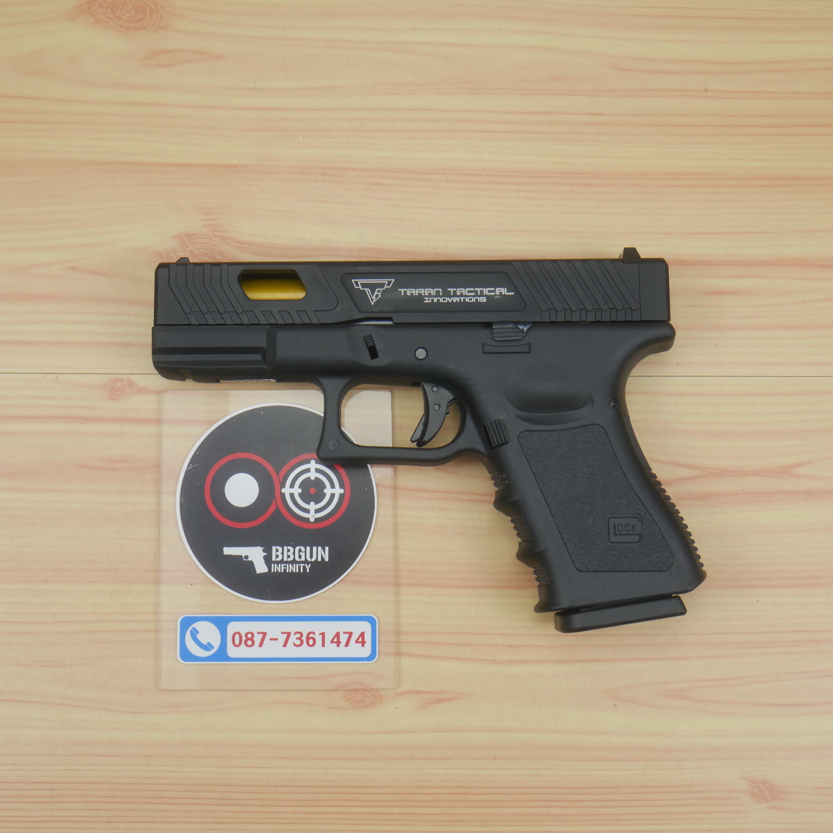 บีบีกันอัดแก๊ส Glock 19 TTI E&C 1304 BB GUN