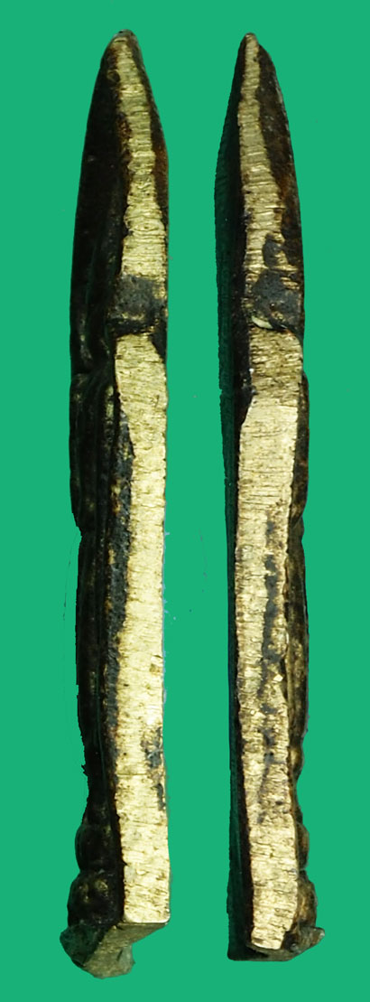 *35371 พระหล่อประจำวันพุทธ หลวงพ่อเพชร วัดท่าถนนอุตรดิตถ์ ปี 2481 เนื้อทองผสม เก่า ดูง่าย 92