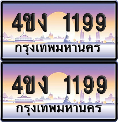 ทะเบียน 1199 ป้ายประมูล 4ขง 1199 (4)