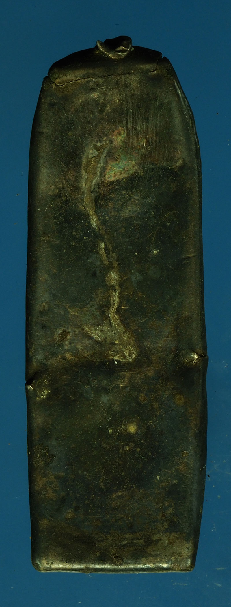 *28373 พระร่วงเปิดโลก เนื้อชินตะกั่ว เลี่ยมเงินเก่า สภาพหัก 13