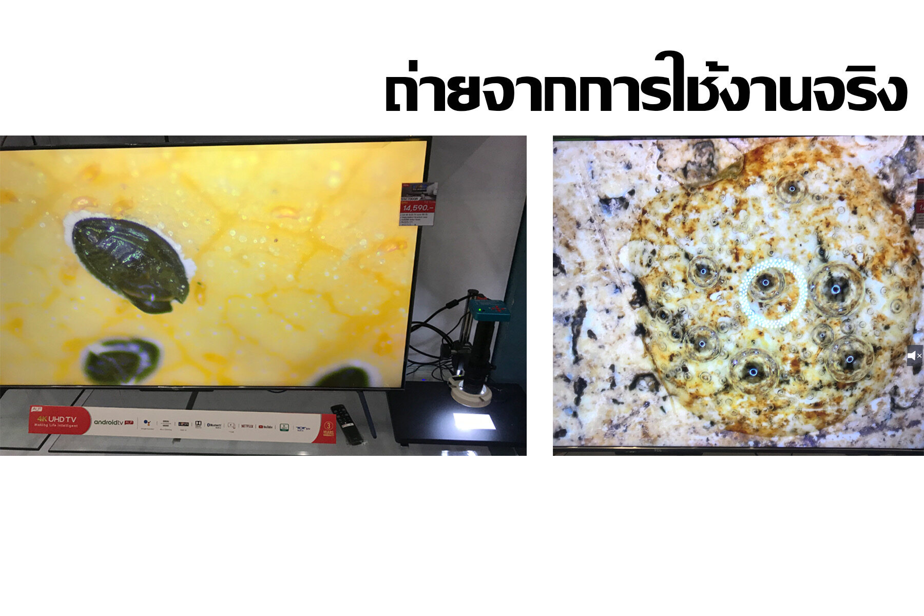 กล้องส่องพระ 1000X 34MP ความละเอียดสูง รุ่นเซียนนิยม ดูมวลสารเนื้อพระต่างๆ อุปกรณ์ครบไม่รวมจอ (ส่งฟรี)