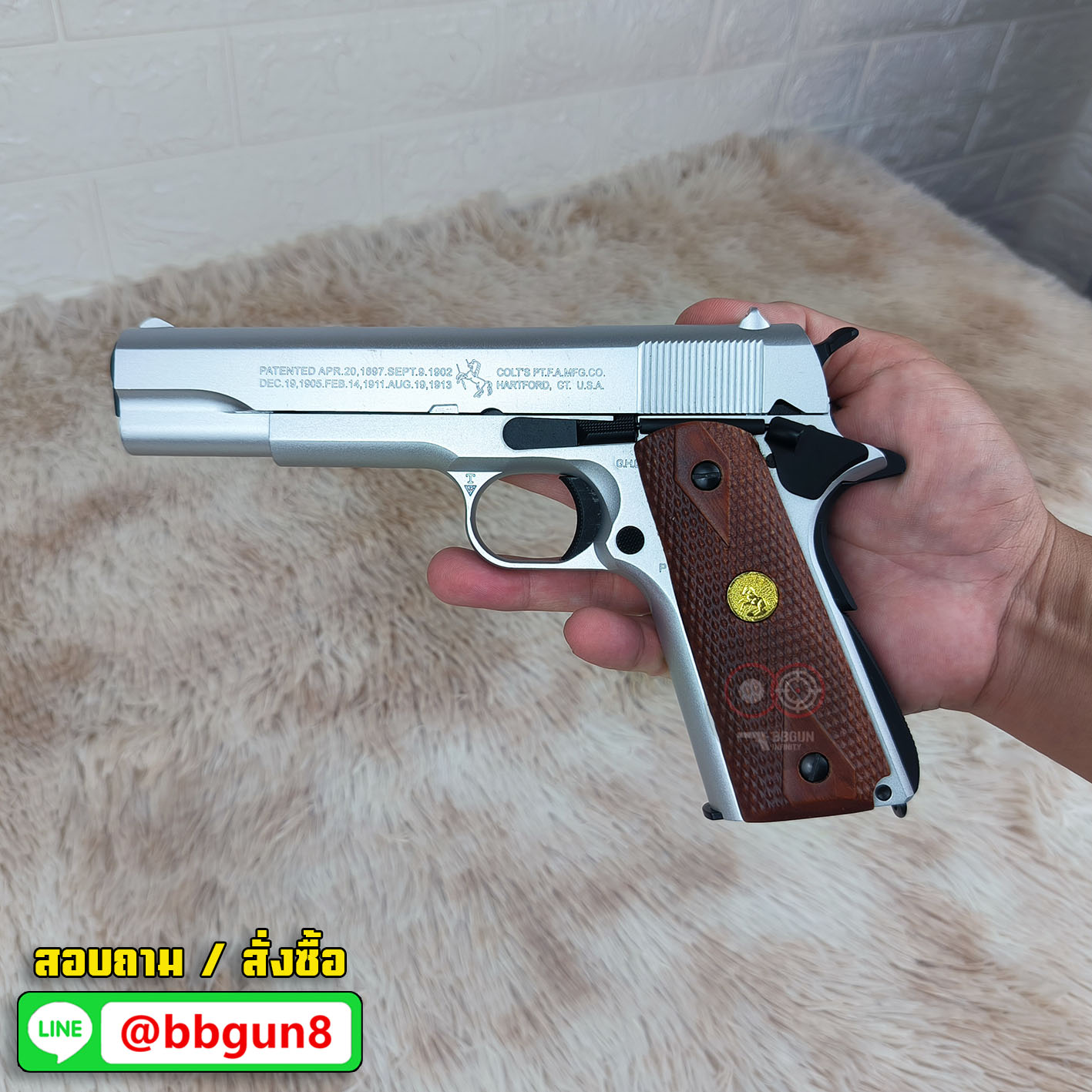 Army Armament (R31S) Colt M1911A1 (Silver)