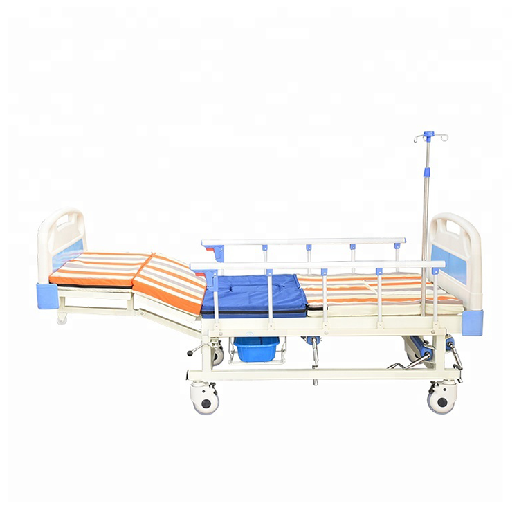 เตียงผู้ป่วยปรับนั่ง มือหมุน A01-I