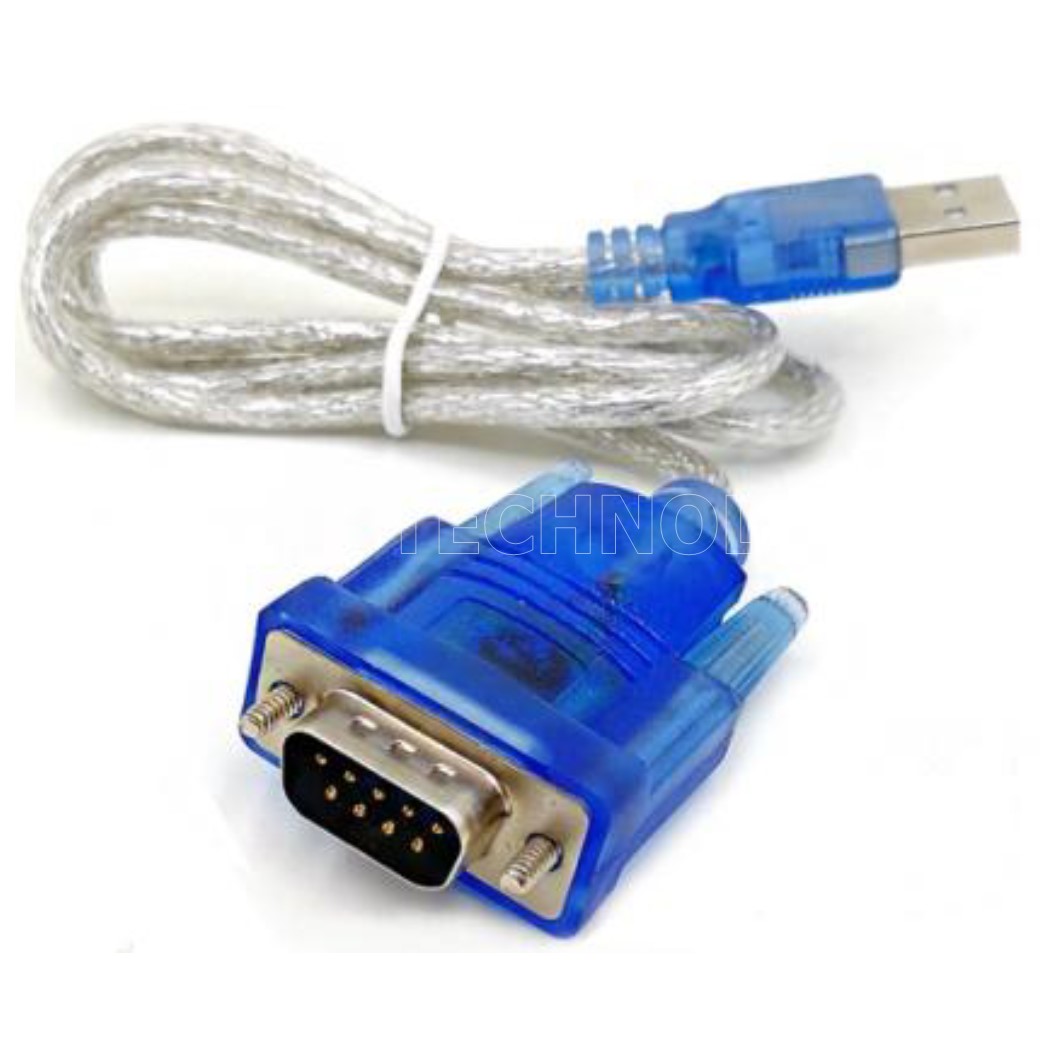 (1ชิ้น) AC149 สายเชื่อม สายต่อ HL-340 USB serial port (COM) USB to RS232 USB nine serial line support Windows 7-64
