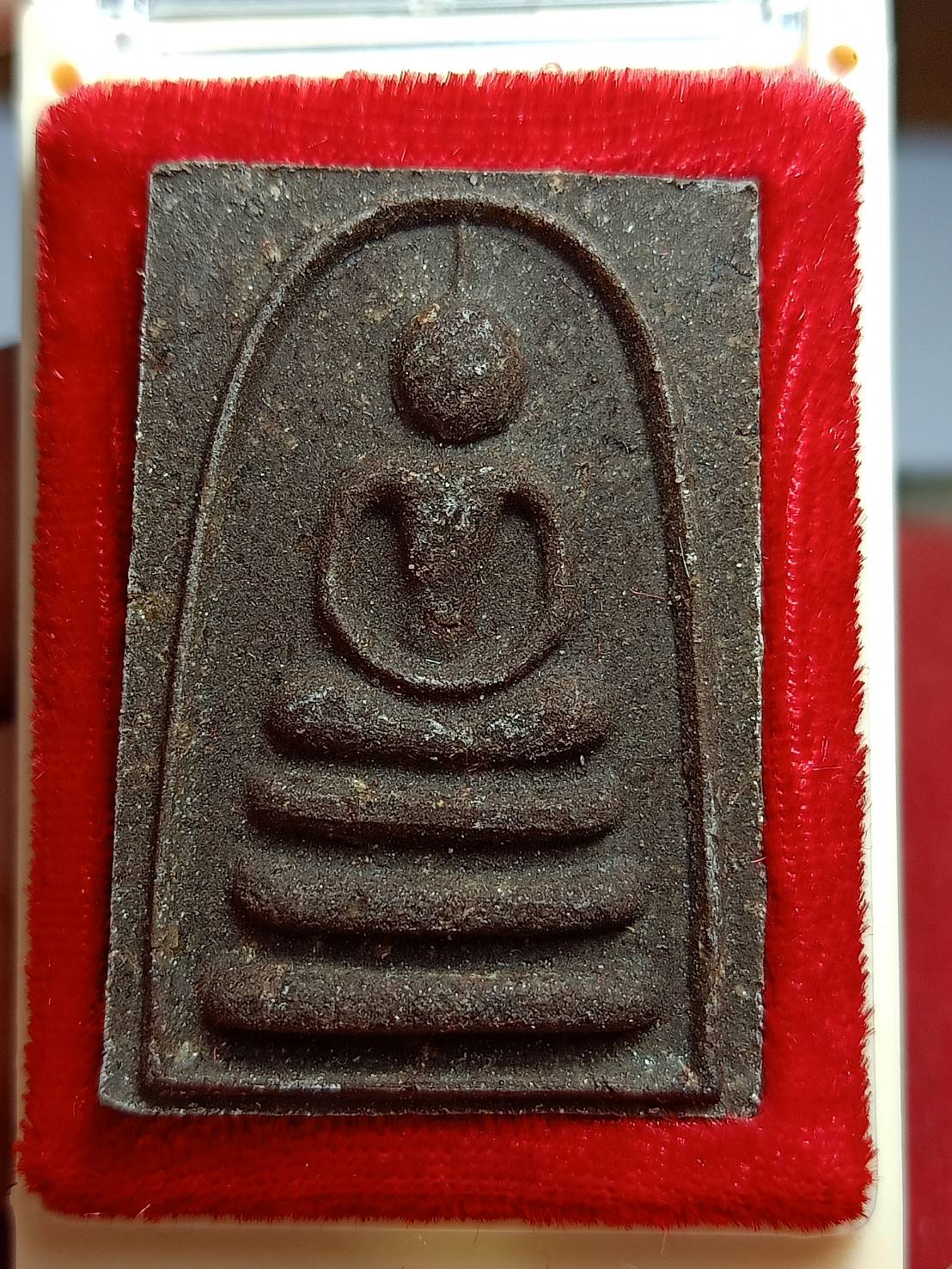 พระสมเด็จหลวงพ่อแพ วัดพิกุลทอง จ.สิงห์บุรี พร้อมกล่อง (SKU-11879)