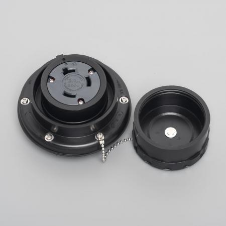 "AMERICAN DENKI"3666RW 3-Pole 3-Wire 60A 600V Waterproof Panel Receptacle IP65