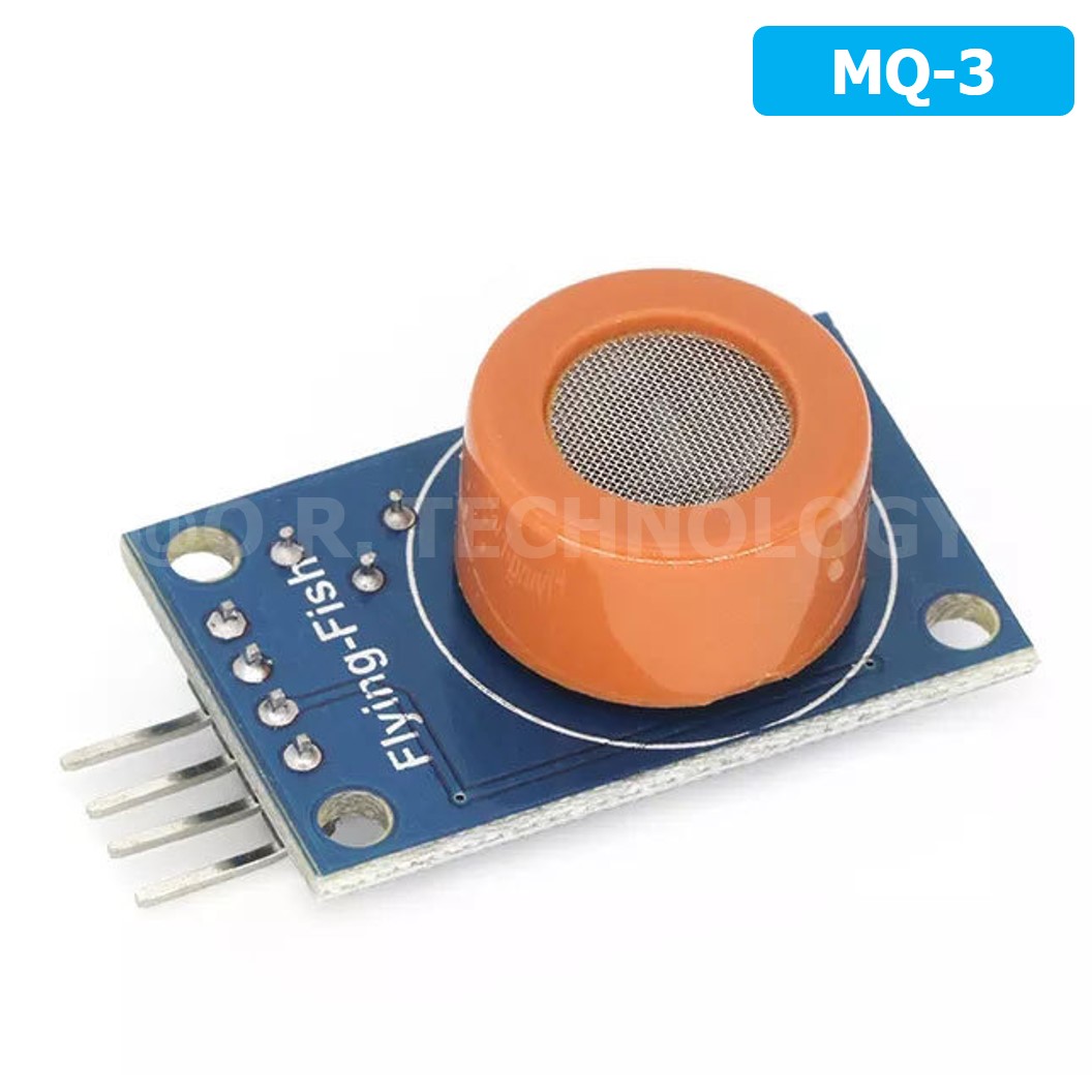 AB047 MQ-3 เซนเซอร์ตรวจจับ แอลกอฮอล์ Alcohol Ethanol Sensor Gas Sensor Detection เซนเซอร์แก๊ส เซนเซอร์ตรวจจับก๊าซ