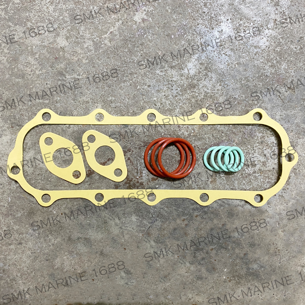 HINO H07C / H07D 157151470+157171200+985138110+985120102 Oil Cooler Cover Gasket Set / ชุดปะเก็นฝาOil Cooler