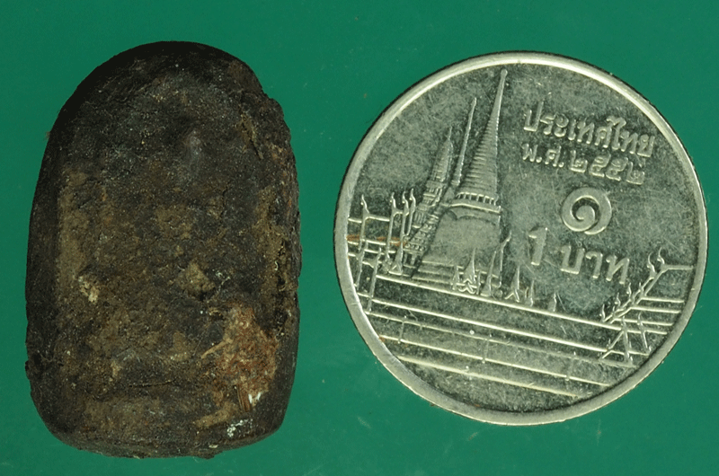 *27518 พระเม็ดบัวเนื้อผงผสมว่าน หลวงพ่อชื่น วัดป่ามุนี 24xx อ่างทอง 9