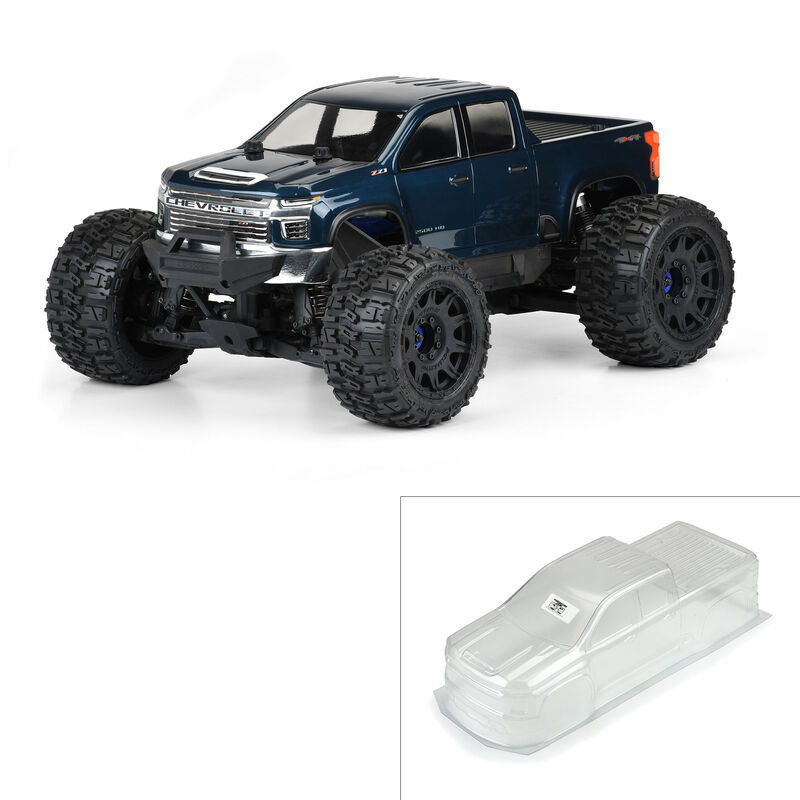 PRO358200 1/8 2021 Chevy Silverado 2500 HD Clear Body: E-REVO 2.0 & MAXX