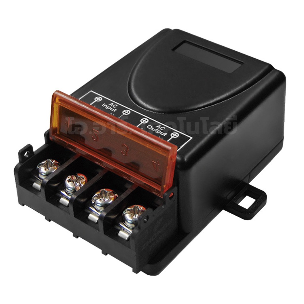RC220 กล่องรีโมทควบคุม 1ช่อง 2ปุ่ม 433MHz AC220V 10A เปิด-ปิด 1 Channel Relay Module Wireless Remote Control Switch รีโมตควบคุม 1ช่อง 220VAC