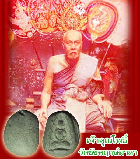 ขายแล้ว*38057 พระเม็ดบัว เจ้าคุณโพธิ์ วัดชัยพฤกษ์มาลา กรุงเทพ ปี 2442 เนื้อดิน 13