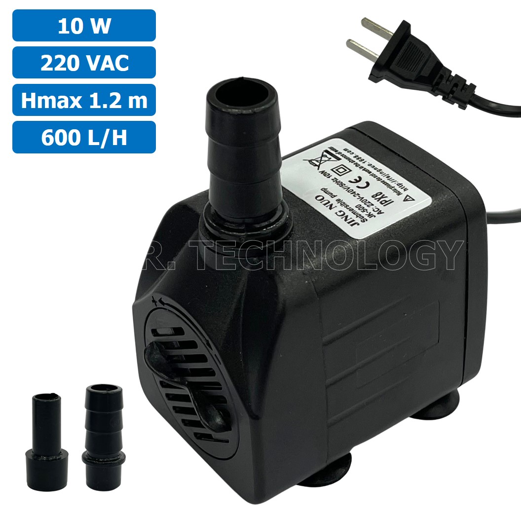 JING NUO ปั๊มน้ำ ปั๊มแช่ ปั๊มพัดลมไอเย็น 220V 3W/4W/5W/8W/10W/16W/20W/25W/35W/45W Water pump Submersible Pump JINGNUO