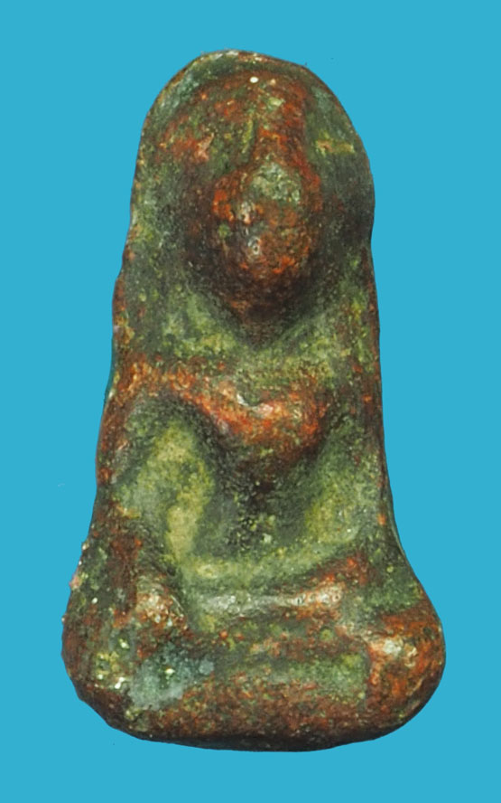 ขายแล้ว*36272 พระท่ากระดาน กรุศาลเจ้าราชบุรี เนื้อชินตะกั่วสนิมแดง 68