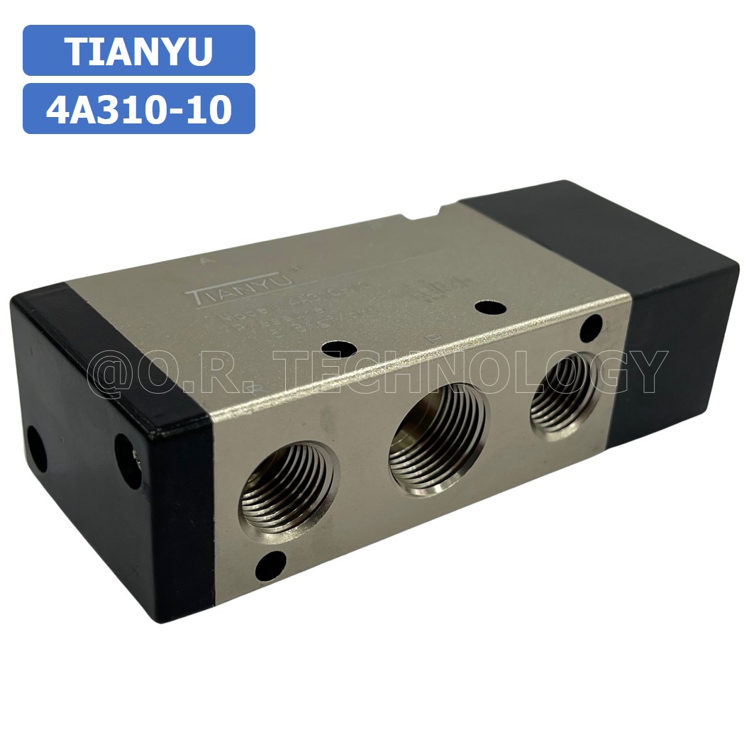 (1ชิ้น) 4A310-10 วาล์วควบคุมด้วยลม 1 ข้าง 5/2 Single Air Control Valve Pneumatic TIANYU