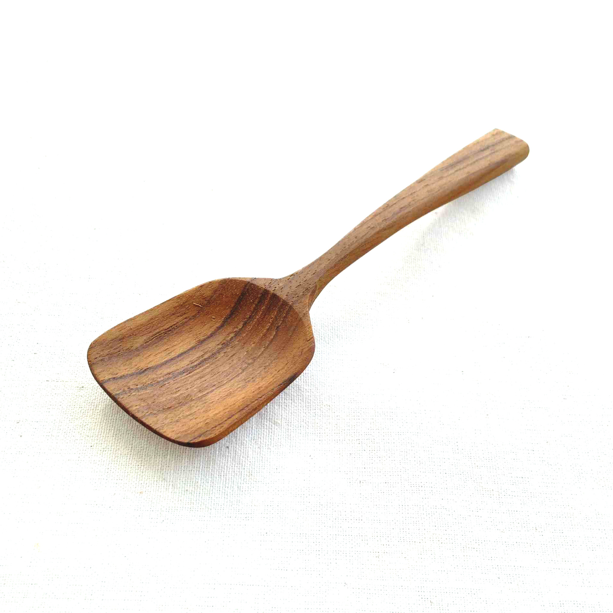 ช้อนชา ช้อนกาแฟ ไม้สัก ขนมหวาน เบเกอรี่ Minimal Vintage Style Teak Wood Teaspoon Coffee Spoon Bakery Butter tsp