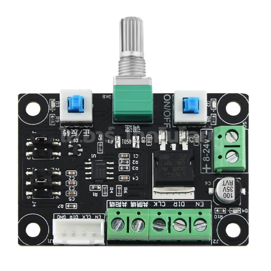 CD005 ไดร์ฟสเตปเปอร์มอเตอร์ Nema17/23 Stepper Motor Driver module pwm pulse signal generator 12-24V