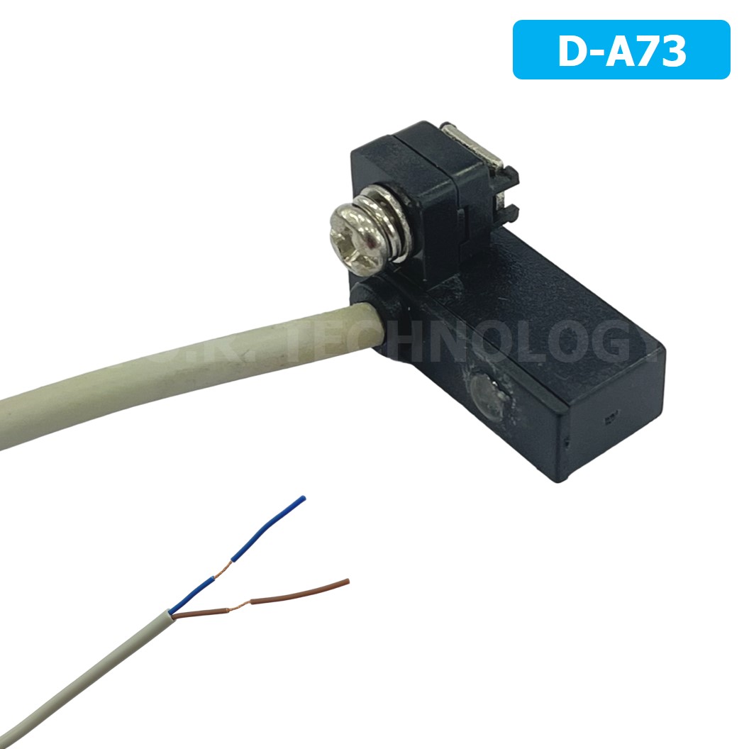HUGONGELE D-A73 เซนเซอร์กระบอกลม หรีดสวิตช์ Magnetic Sensor Reed Switch เซนเซอร์แม่เหล็ก for Pneumatic Cylinder
