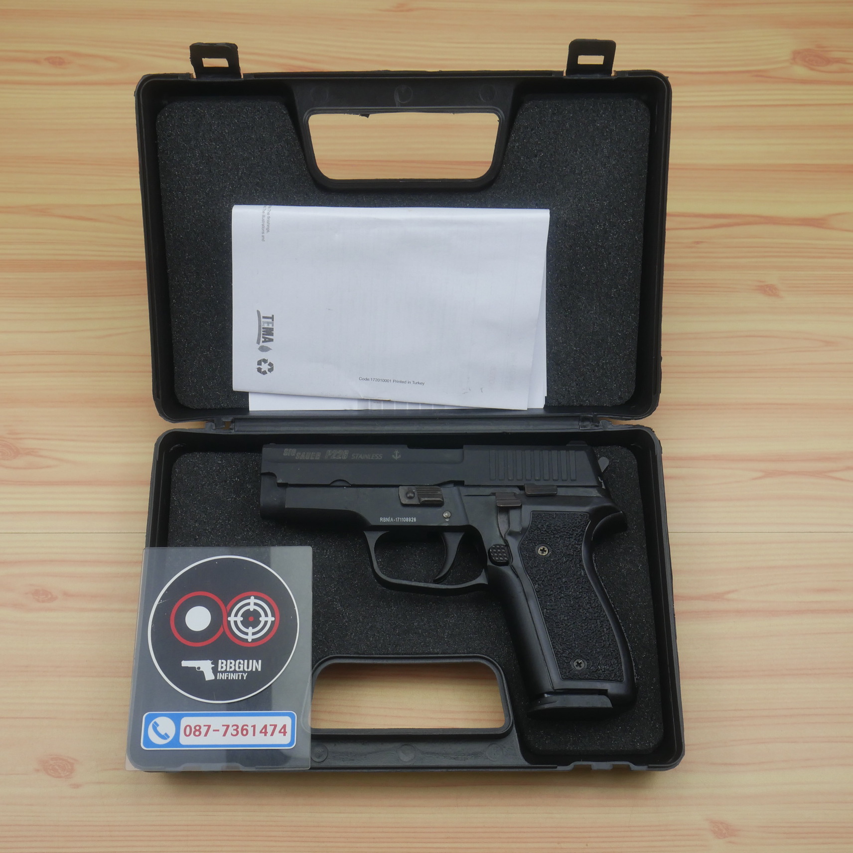 แบลงค์กัน Retay Baron Sig Sauer P228 สีดำ Blank Gun