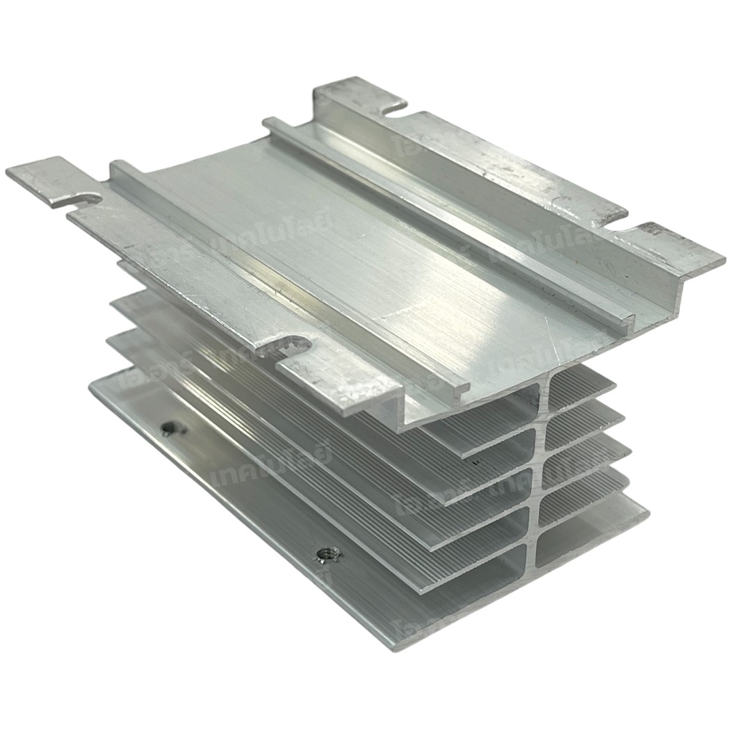 SSR-Heat Sink I-100 อลูมิเนียมฮีทซิงค์ แผ่นระบายความร้อนโซลิดสเตทรีเลย์ Aluminum Heat Sink Solid State Relay SSR Heatsink I100