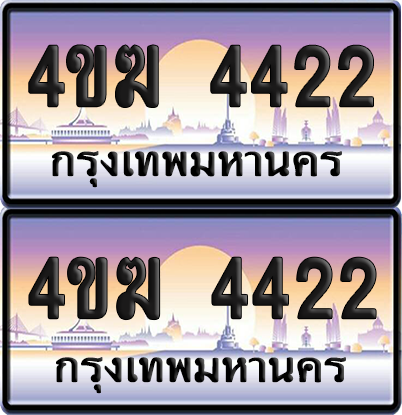 ทะเบียน 4422 ป้ายประมูล 4ขฆ 4422 (4)