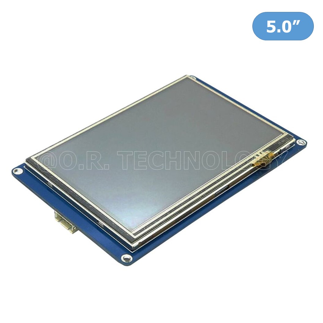 (1ชิ้น) AA297 จอแสดงผล แบบสัมผัส Nextion NX8048T050 ขนาด 5 นิ้ว Resistive Touch Screen Man-machine interface HMI kernel
