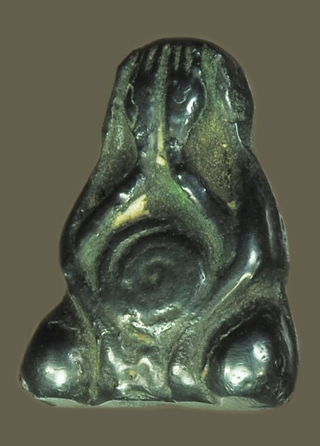 ขายแล้ว*39714 พระปิดตา หลวงพ่ออี๋ วัดสัตหีบ ชลบุรี ประมาณ ปี 2470- 2489 เนือเมฆพัทธ 6