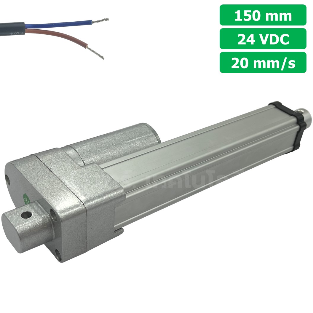 CLB-150 24VDC มอเตอร์ก้านชัก ระยะชัก 150mm 20mm/s 700N Electric Linear Actuator Low Noise เสียงรบกวนน้อย พัตเตอร์ไฟฟ้า Putter มอเตอร์แกนชัก