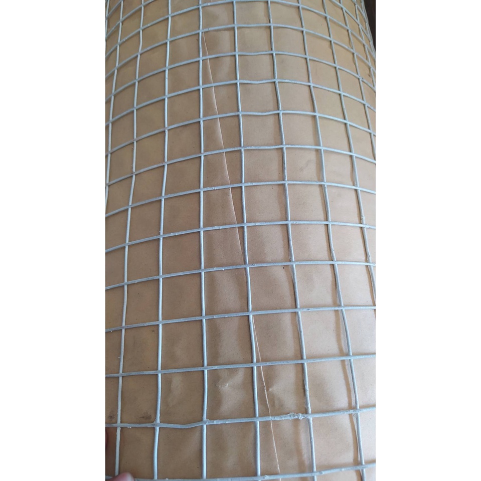 ลวดตาข่ายเคลือบ PVC สีขาว (ราคารวมแวท) ลวดเบอร์ 18 ตา 1'' นิ้ว กว้าง 120 ซม. ตาข่ายลวดเอนกประสงค์ {รหัสสินค้า0102901802}