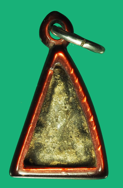 ขายแล้ว*37096 พระนางกรุสุโขทัย เลี่ยมพลาสติกเก่าวินเทจ เนื้อชินเงิน 13