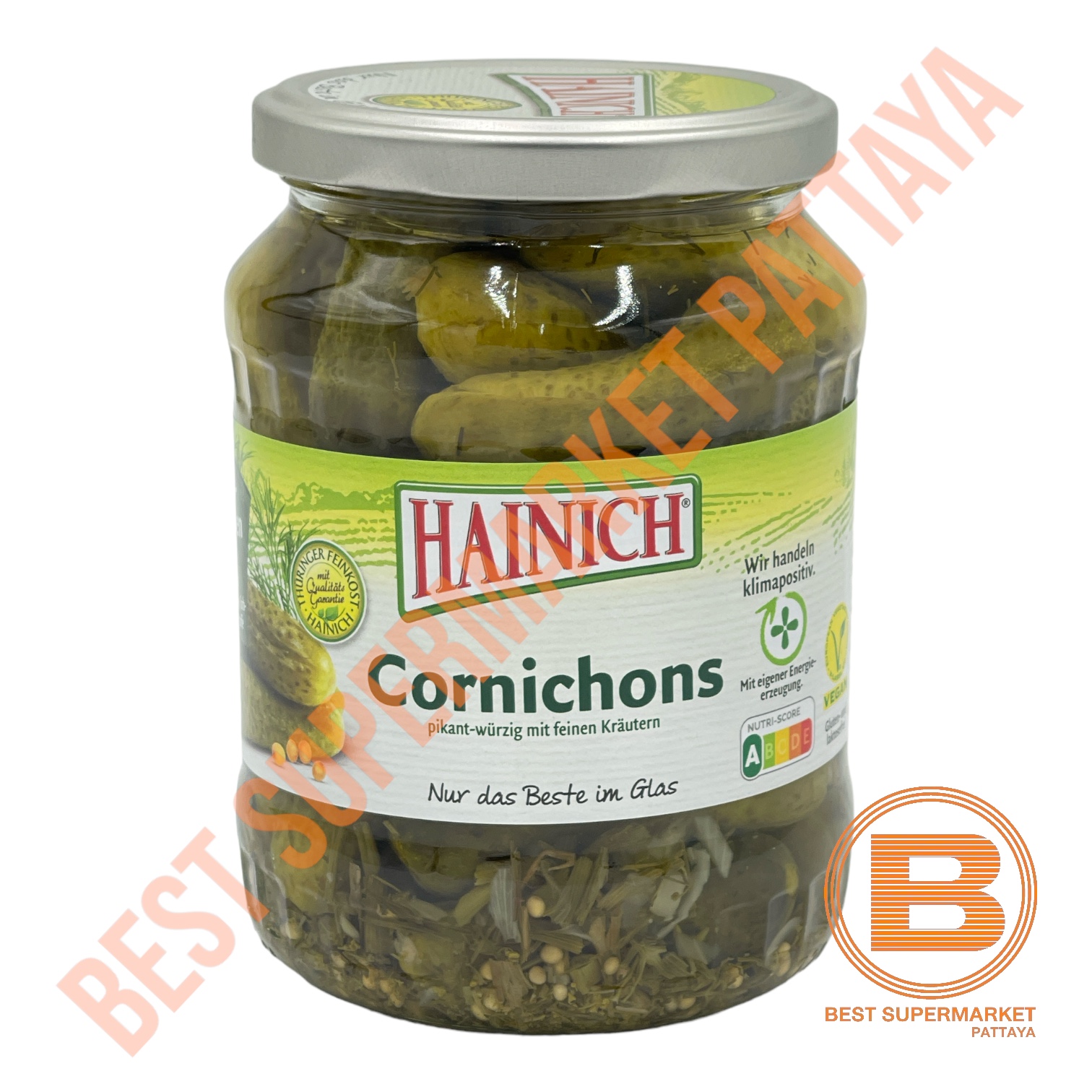ไฮนิช แตงกวาดอง 670 กรัม Hainich Cornichons 670 g.