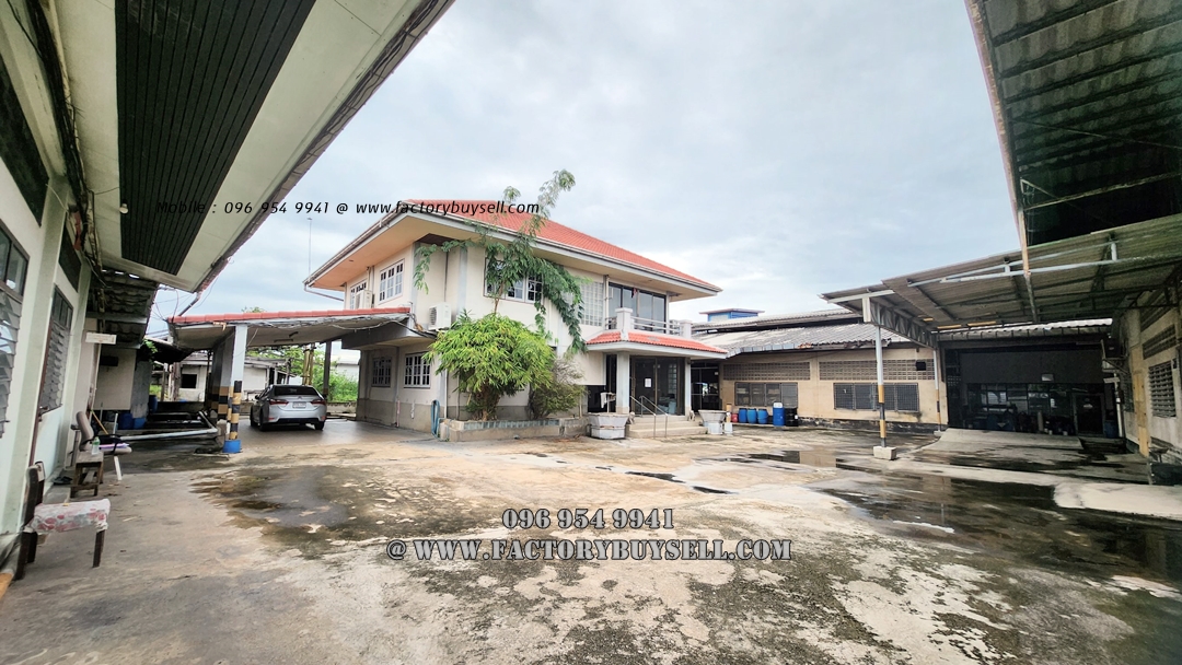 工厂出售,尺寸 10 莱,有许可证工厂 (Rg. 4), Krathum-Baen District, Samut-Sakhon ขายโรงงาน 10 ไร่ มีใบ รง.4 กระทุ่มแบน สมุทรสาคร