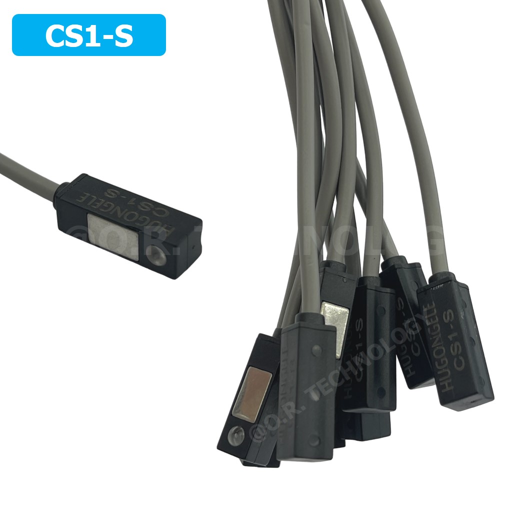 HUGONGELE CS1-S เซนเซอร์กระบอกลม หรีดสวิตช์ Magnetic Sensor Reed Switch เซนเซอร์แม่เหล็ก for Pneumatic Cylinder
