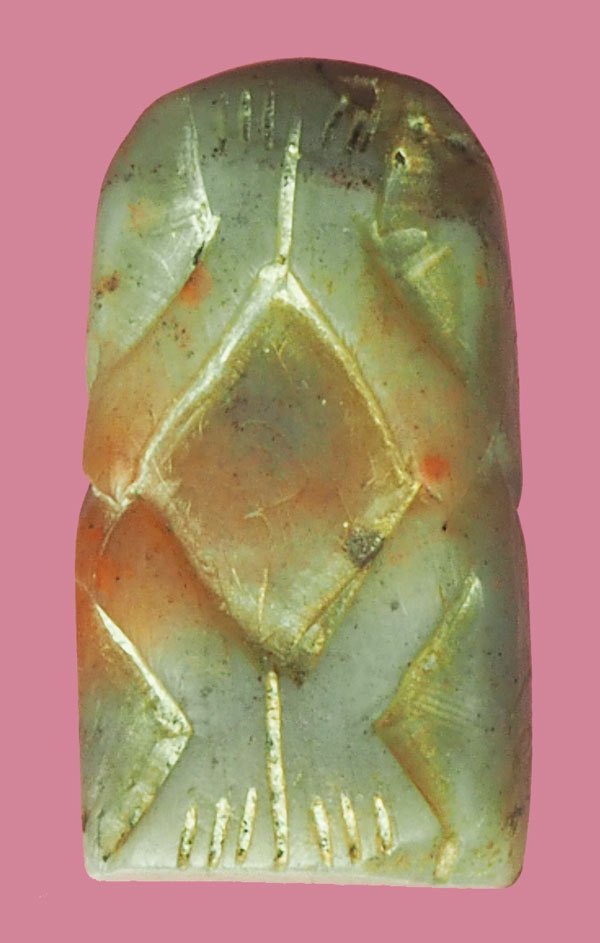 ขายแล้ว*38935 พระปิดตาหินแกะ เนื้อว่านสบู่เลือด หลวงพ่อจ้อย วัดบางช้างคลานเหนือ นครปฐม ยุค 24XX 6