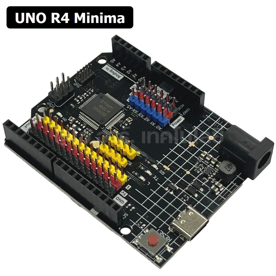 บอร์ดอาร์ดูโน่ Arduino UNO R4 Minima Chinese Version (Black Edition)