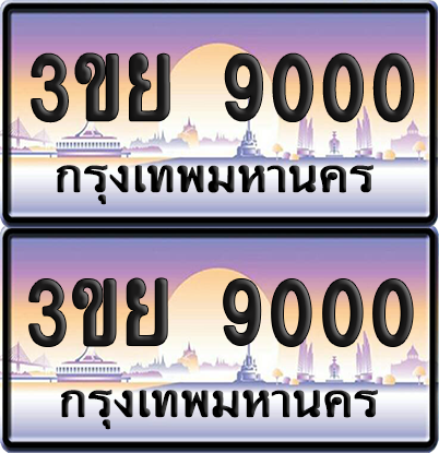 ทะเบียน 9000 ป้ายประมูล - 3ขย 9000 พร้อมส่งมอบ จากกรมขนส่ง (4)