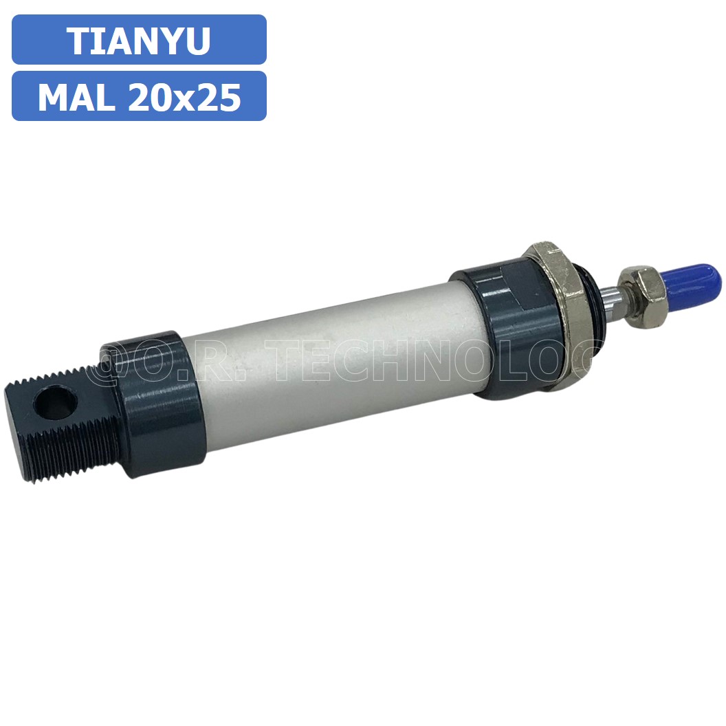 (1ชิ้น) กระบอกลม ขนาดเล็ก รุ่น MAL 20x25 (Mini Air Cylinder Series) Pneumatic Cylinder กระบอกลมนิวเมติก