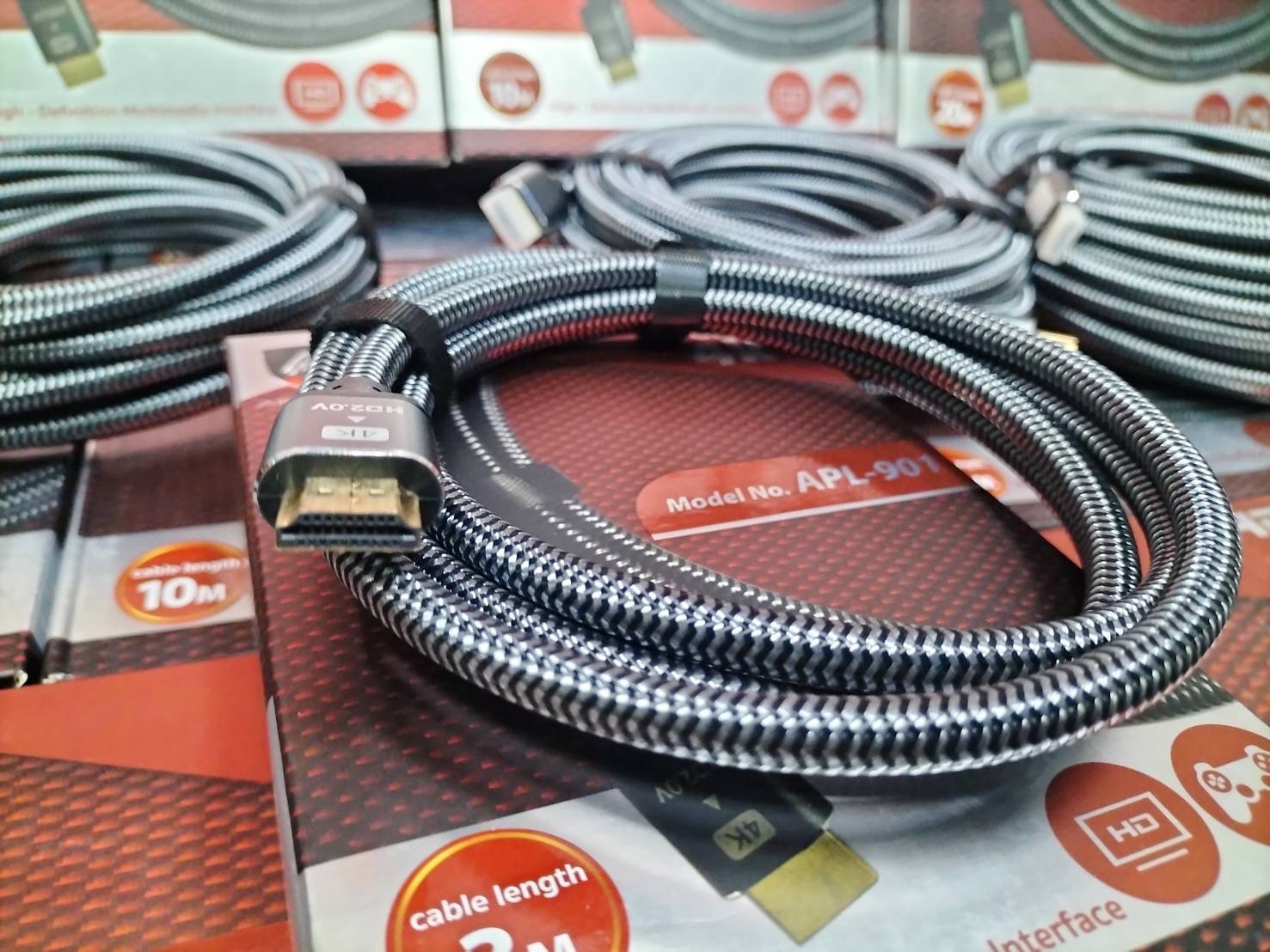 APOLLO HDMI Cable 4K V2.0 รุ่น APL901 สายสัญญาณภาพและเสียง