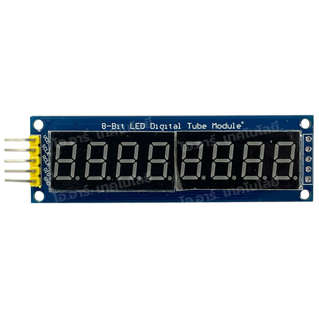 74HC595 โมดูลจอแสดงผลตัวเลข 8 หลัก LED 8 Bit Digital Tube Display Module 74HC595 driver LED display