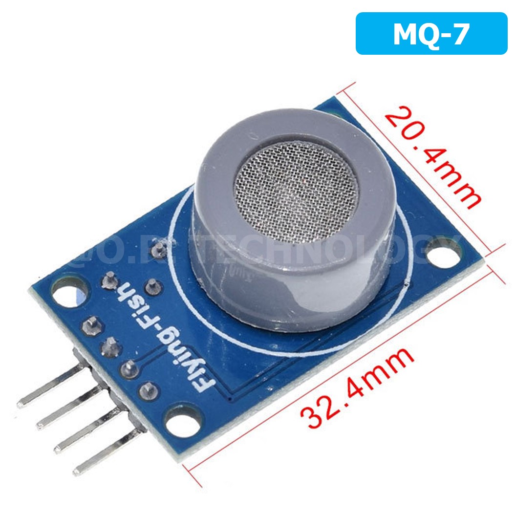 AB051 MQ-7 เซนเซอร์ตรวจจับ ก๊าซคาร์บอนมอนอกไซด์ CO Carbon Monoxide Coal Gas Sensor Detection เซนเซอร์แก๊ส เซนเซอร์ตรวจจับก๊าซ