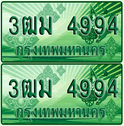 ป้ายประมูล 4994 เลขรถ 3ฒม 4994 กระบะแคป (6)