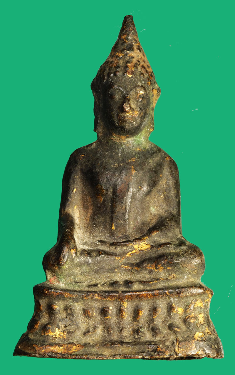 *35963 พระสมัยรัตนะโกสินทร์ ยุคเสาชิงช้า ลงรักปิดทอง เนื้อฝาบาตร 2