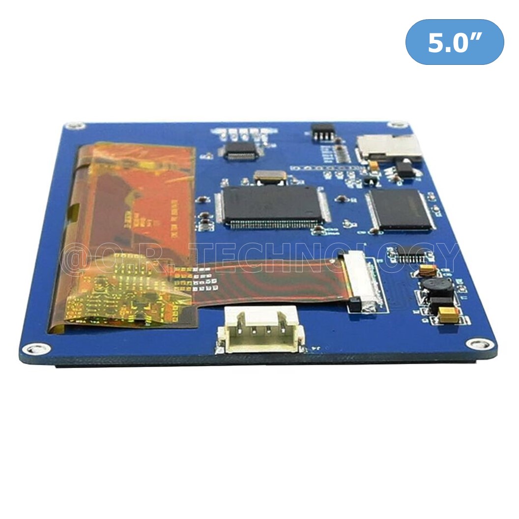 (1ชิ้น) AA297 จอแสดงผล แบบสัมผัส Nextion NX8048T050 ขนาด 5 นิ้ว Resistive Touch Screen Man-machine interface HMI kernel