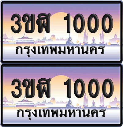 ทะเบียน 1000 ป้ายประมูล - 3ขฬ 1000 พร้อมส่งมอบ จากกรมขนส่ง (6)