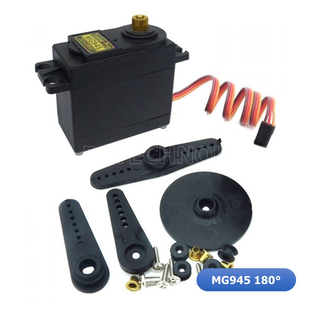 (1ชิ้น) AA225 เซอร์โวมอเตอร์ Servo MG945 12KG 180 องศา normal quality