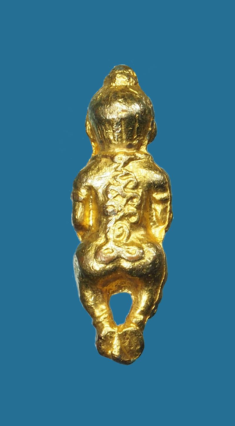 *30769 กุมารทองเนื้อตะกั่ว ชุบทอง ไม่ทราบที่และปีสร้าง 12