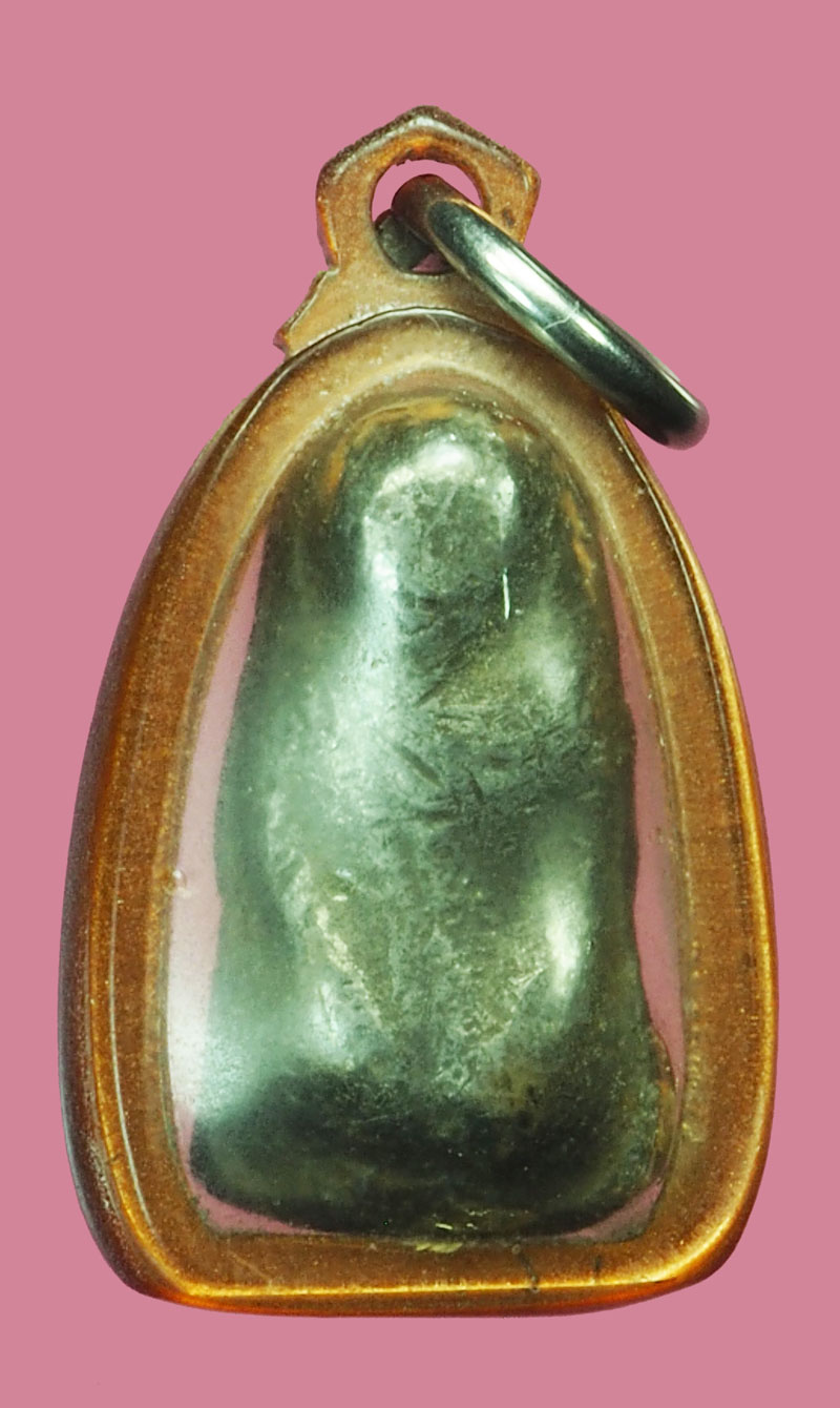 ขายแล้ว*39195 พระปิดตา เลี่ยมพลาสติกเก่าวินเทจ เนื้อชินตะกั่ว เป็นพระเล่นแค่ชอบ 8